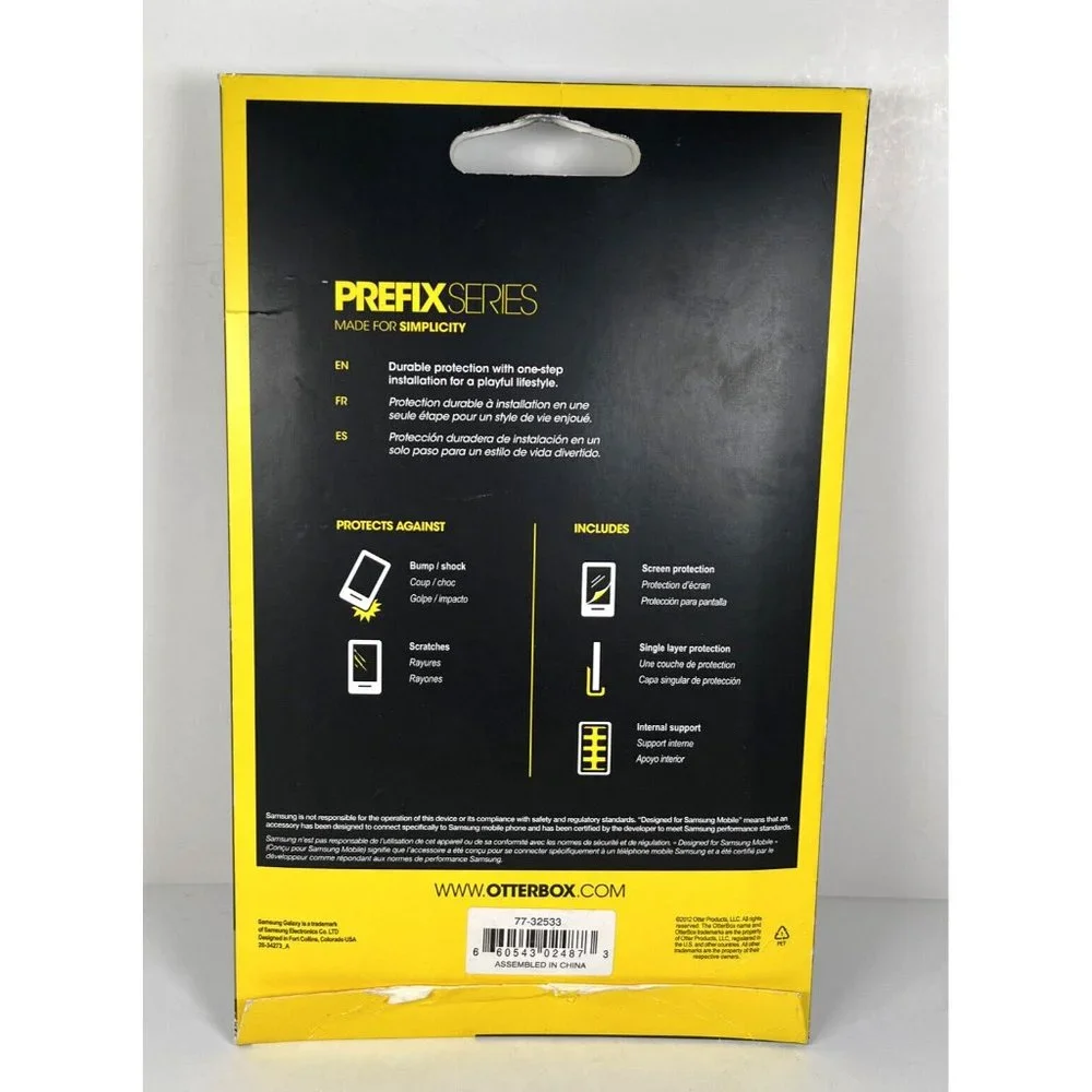 OtterBox Prefix Series Phone Case Samsung Galaxy S III - Blue/Black